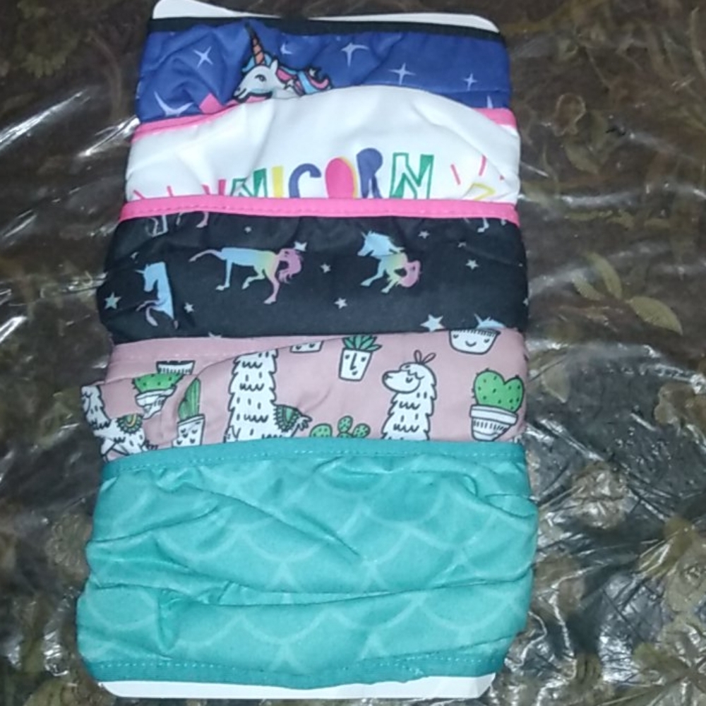 Face masks 5 pack. Double layer.